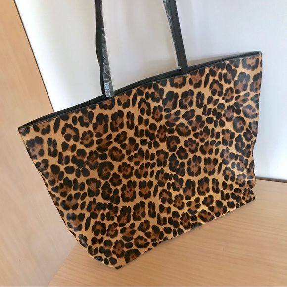 animal print shopper bag